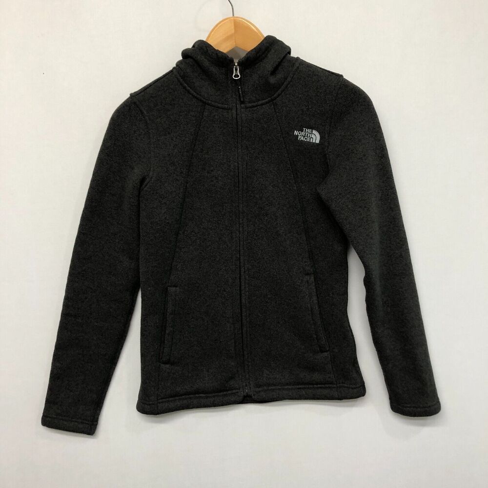 The North Face Women Full Zip Hooded Fleece Jacket Size XS X-Small B304 -18